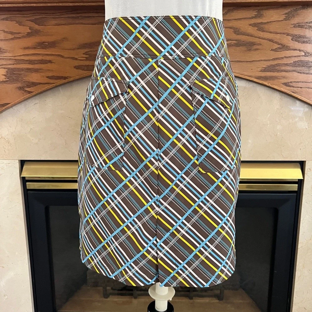 Jofit Signature Plaid Performance Golf Skort Size:‎ 8